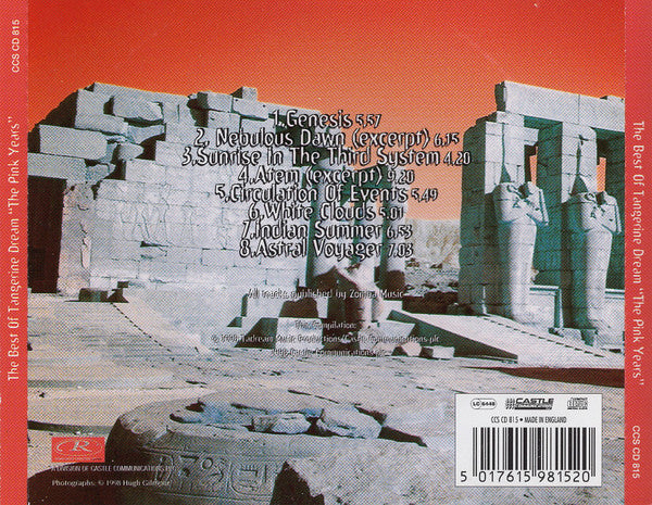 Tangerine Dream : The Best Of Tangerine Dream (The Pink Years) (CD, Comp)