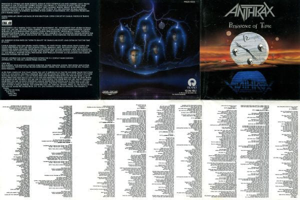 Anthrax : Persistence Of Time (CD, Album)