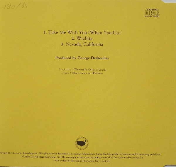 The Jayhawks : Take Me With You (When You Go) (CD, Single)