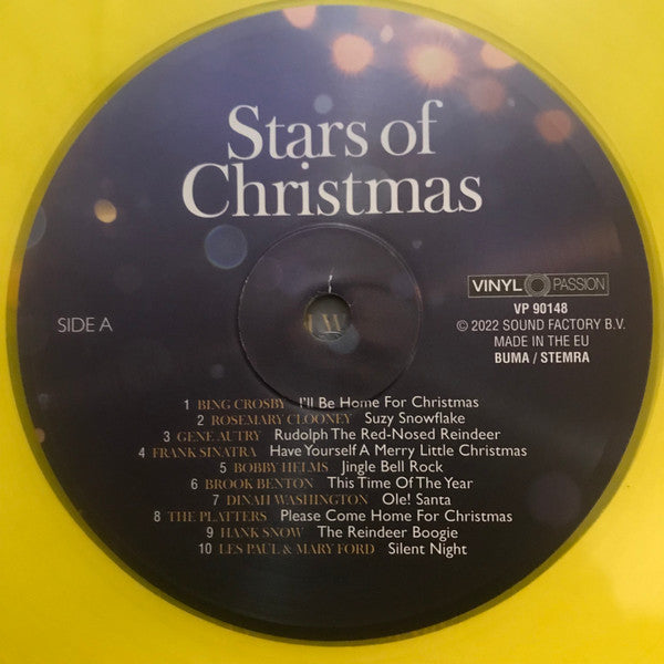 Various : Stars Of Christmas (LP, Album, Comp, Ltd, RM, Yel)