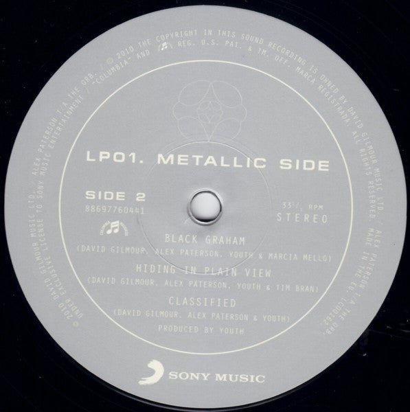 The Orb Featuring David Gilmour : Metallic Spheres (2xLP, Album, 180)