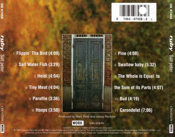 Ruby : Salt Peter (CD, Album, Son)