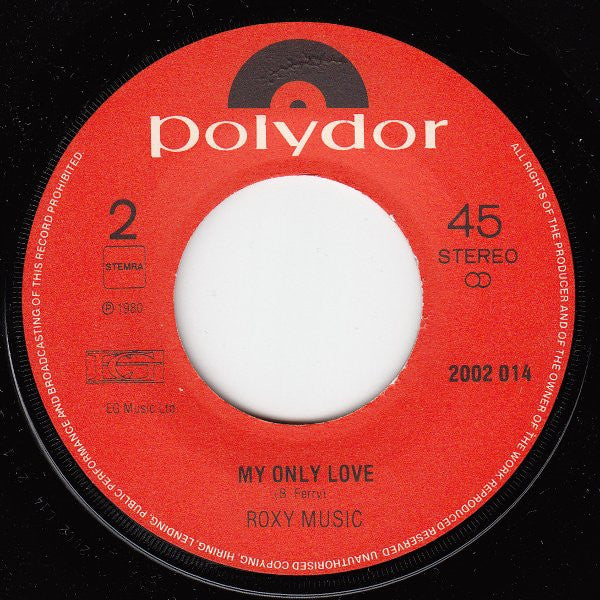 Roxy Music : The Same Old Scene (7", Single)