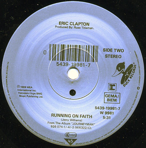 Eric Clapton : No Alibis (7", Single + Box, Ltd, Col)