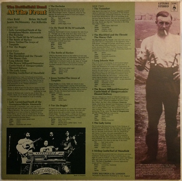 Battlefield Band : At The Front (LP, Album)