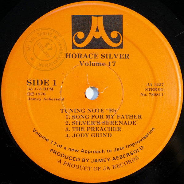 Jamey Aebersold : Horace Silver - Eight Jazz Classics (LP)