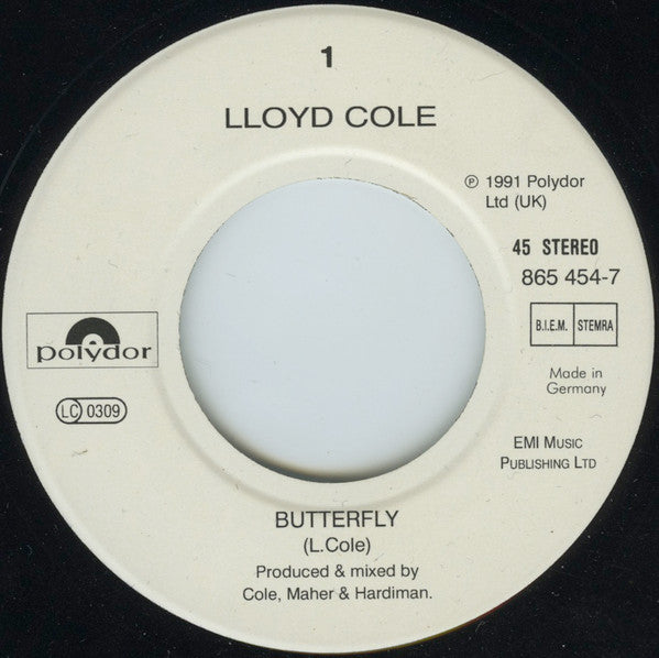 Lloyd Cole : Butterfly (7", Single)