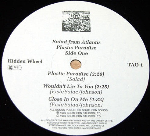 Salad From Atlantis : Plastic Paradise (LP, MiniAlbum)