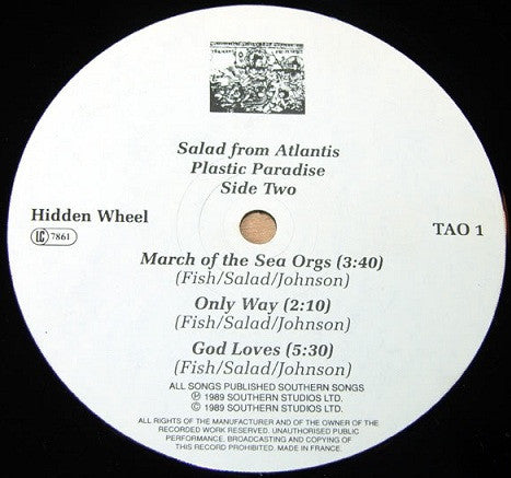 Salad From Atlantis : Plastic Paradise (LP, MiniAlbum)