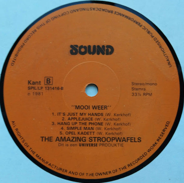 The Amazing Stroopwafels : Mooi Weer (LP, Album)