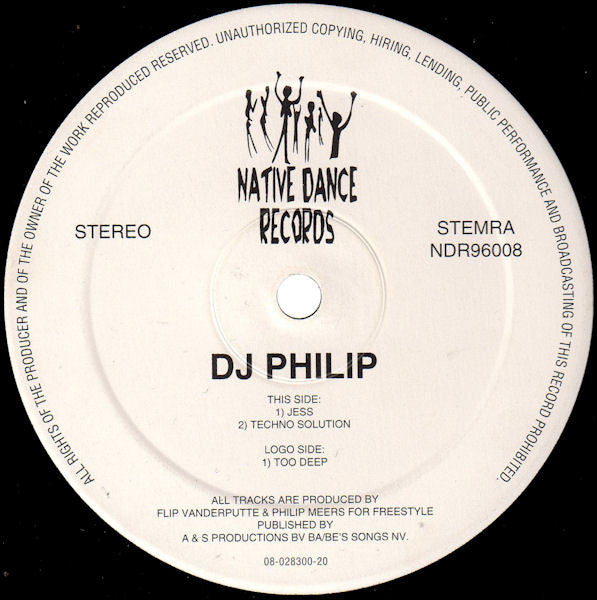 DJ Philip : Too Deep (12")