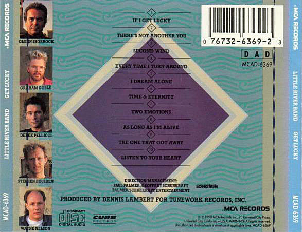 Little River Band : Get Lucky (CD, Album)