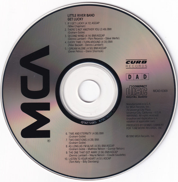 Little River Band : Get Lucky (CD, Album)