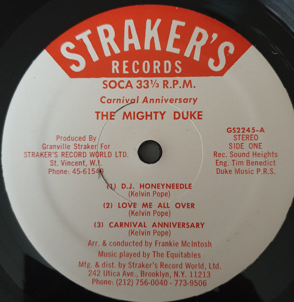 Mighty Duke : Carnival Anniversary (LP)