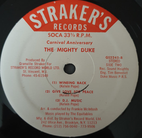 Mighty Duke : Carnival Anniversary (LP)