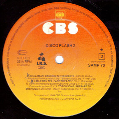 Various : Disco Flash 2 (LP, Comp, Promo)