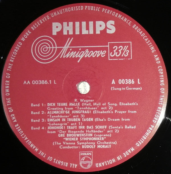 Gré Brouwenstijn : Gré Brouwenstijn Sings Verdi And Wagner (LP, Mono)