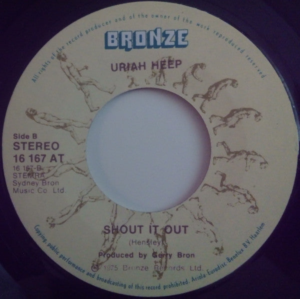 Uriah Heep : Return To Fantasy (7", Single)