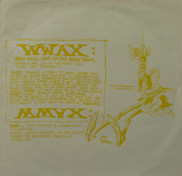 WWAX : Pumpkin (7", Single, Num, Pur)