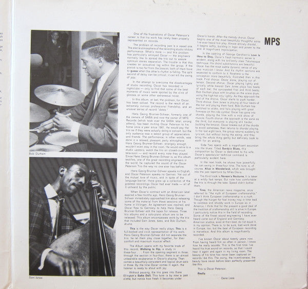 Oscar Peterson : The Way I Really Play (LP, Album)