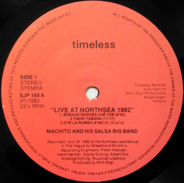 Machito And His Salsa Big Band : Live At North Sea '82 (LP, Album)