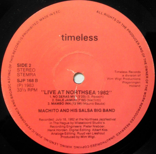 Machito And His Salsa Big Band : Live At North Sea '82 (LP, Album)