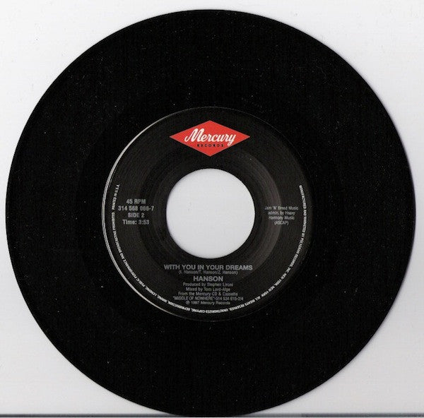 Hanson : I Will Come To You (7", Single)