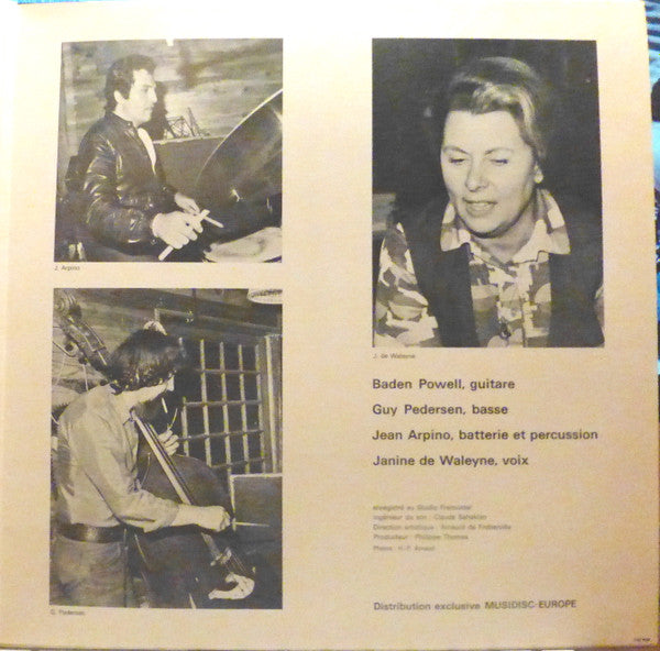 Baden Powell : Vol.5 - Samba Triste (LP, Album, RE, Gat)