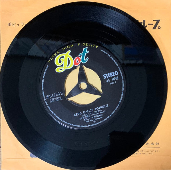 Billy Vaughn : Evening Glow / Let’s Dance Tonight (7", Single)