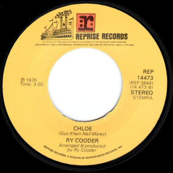 Ry Cooder : Goodnight Irene (7")