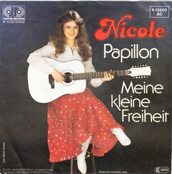 Nicole (2) : Papillon / Meine Kleine Freiheit (7", Single)