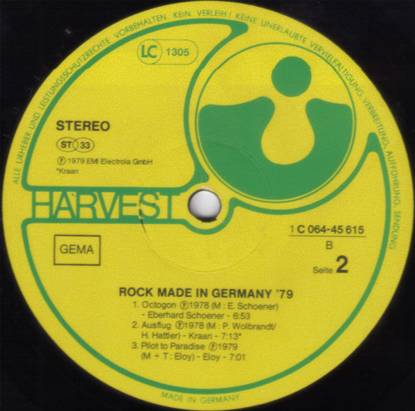 Various : Rock Made In Germany '79 (LP, Comp)