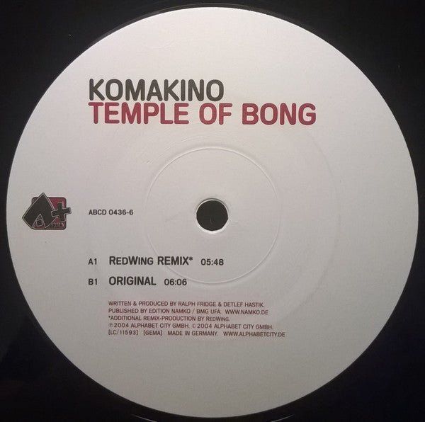 Komakino : Temple Of Bong (12")