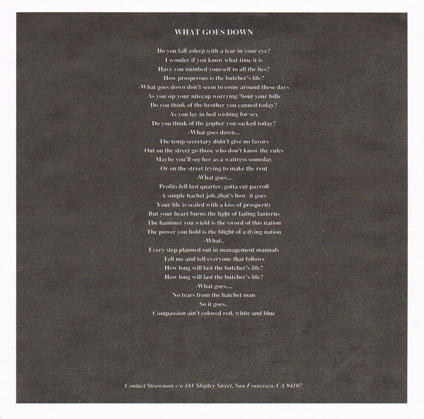 Strawman : Politics On The Pavement (7", EP)