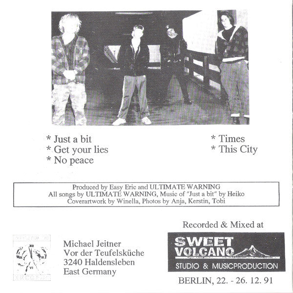 Ultimate Warning : Times (7", EP)