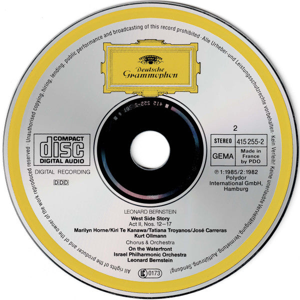 Leonard Bernstein : West Side Story (2xCD, Album, RE, RP)
