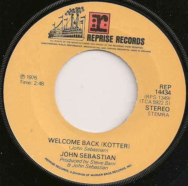 John Sebastian : Welcome Back (Kotter) (7", Single)