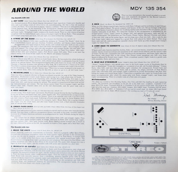 Quincy Jones And His Orchestra : Around The World (LP, Album)