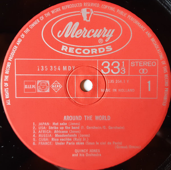 Quincy Jones And His Orchestra : Around The World (LP, Album)