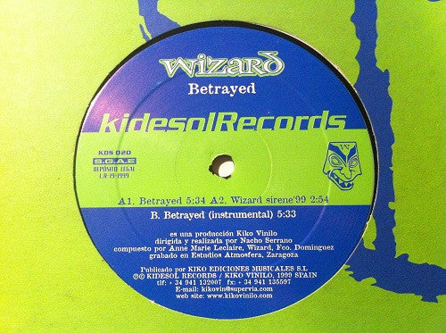 Wizard : Betrayed (12")