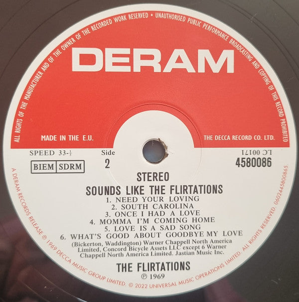 The Flirtations : Sounds Like The Flirtations  (LP, RE, RM)