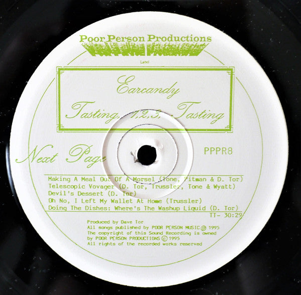 Earcandy (2) : Tasting 1, 2, 3 Tasting (LP, Album)