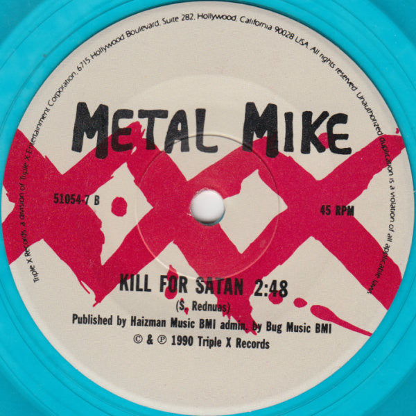 Metal Mike : I'm A Lonesome Fugitive (7", Blu)
