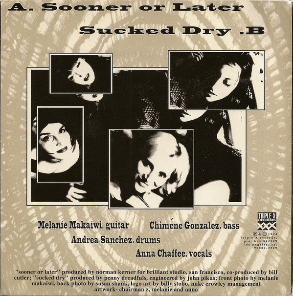 Penny Dreadfuls : Sooner Or Later / Sucked Dry (7", Blu)