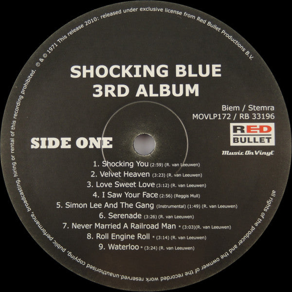 Shocking Blue : 3rd Album (LP, Album, RE, 180)