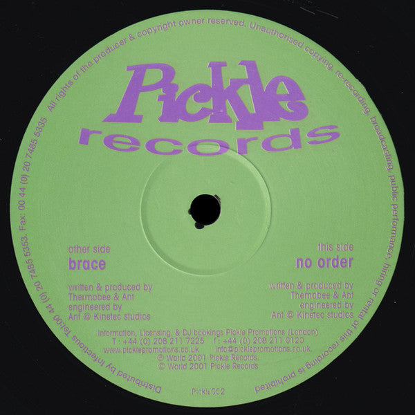 Thermobee & Ant : Brace / No Order (12")