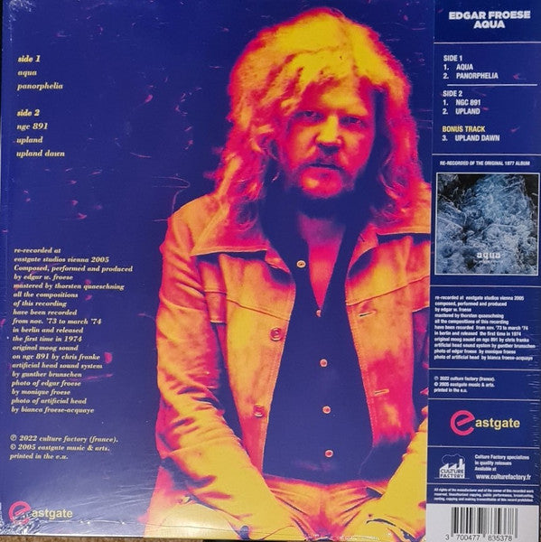 Edgar Froese : Aqua (LP, Album, RSD, RE, RM, Blu)