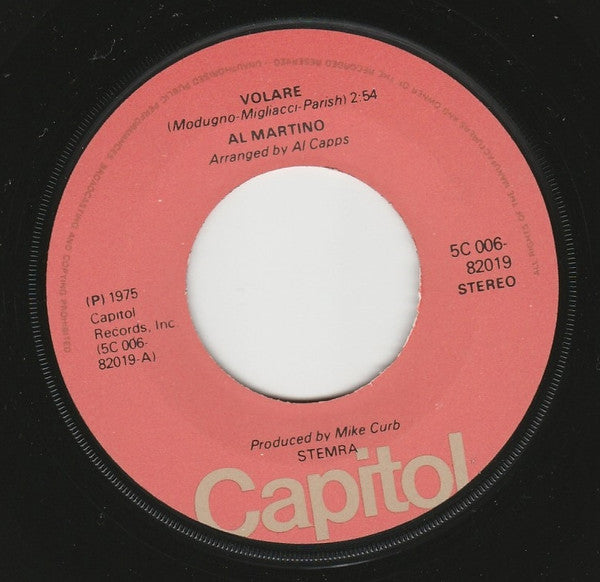 Al Martino : Volare (7", Single)