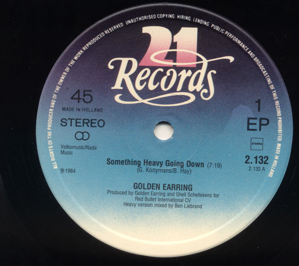 Golden Earring : Something Heavy Going Down (12", EP)