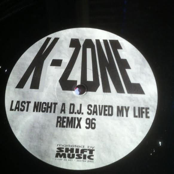 K-Zone : Last Night A D.J. Saved My Life Remix 96 (12")